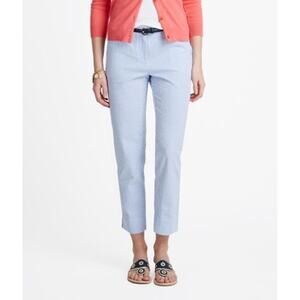 Vineyard Vines Seersucker Striped Blue Ankle Pants